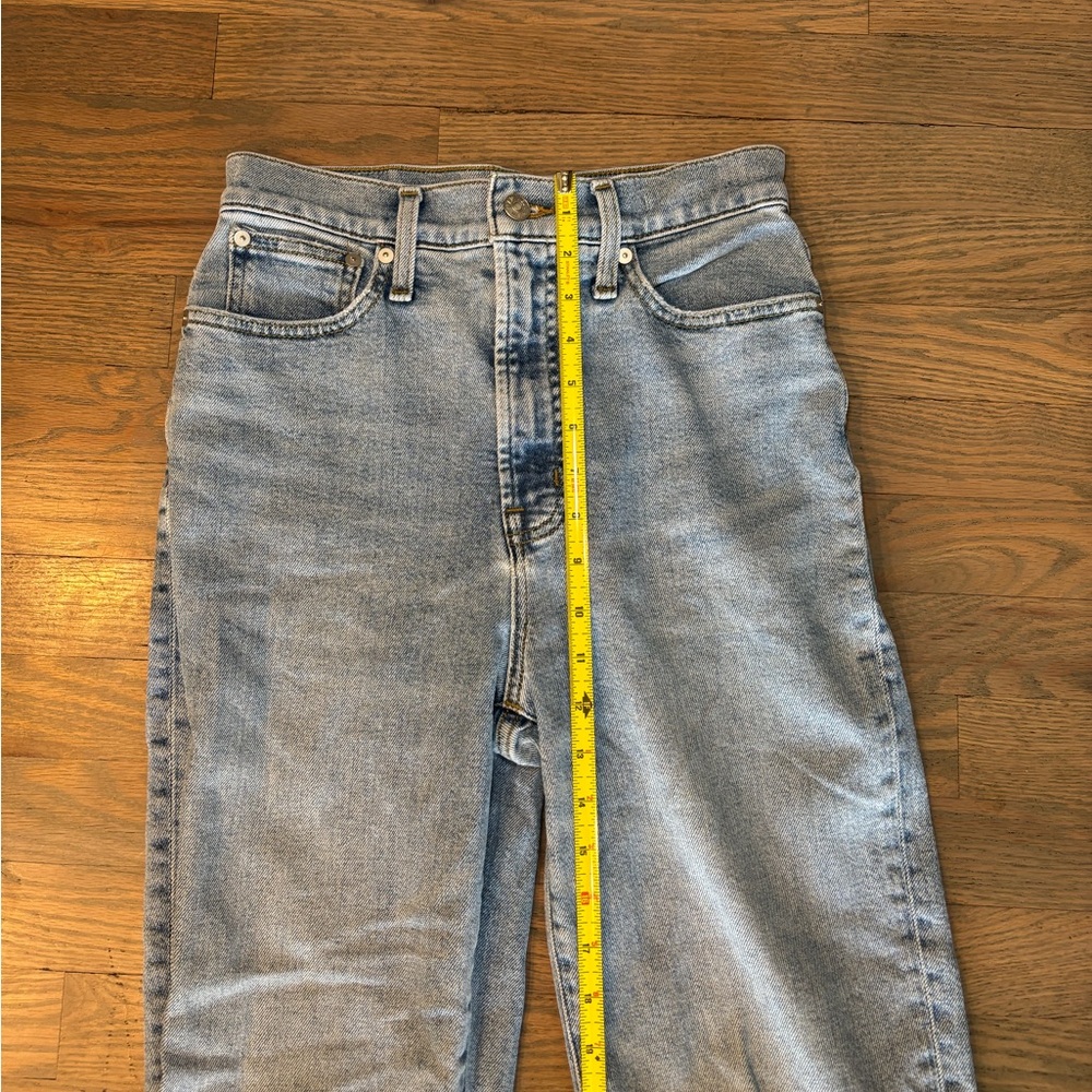 Madewell The Perfect Vintage Straight Crop Jean in Montville Sz 26 - Picture 7 of 9